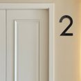 thumbnail image 4 of Dvruxg Modern Floating House Numbers for Outside, Large Black Shadow Home Number with Nails Kit & Template, Easy to Be Mounted for Exterior House Address, Garage Gate, Street, Farmhouse, 4 of 5