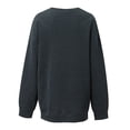 thumbnail image 3 of EQWLJWE Chandails en Molleton Graphiques d'Halloween pour Femmes Grande Taille Col Rond Manches Longues Chandail Imprimé Fantôme d'Halloween Chandails en Molleton Oversize Chandail Tops d'Halloween pour Femmes Tops pour Femmes 2023, 3 of 5