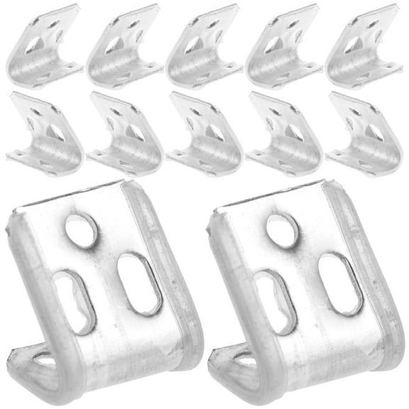 ULTNICE 12Pack Metal Couch Clips Silver 0.9*0.8*0.5in for Upholstery Fasteners Clips
