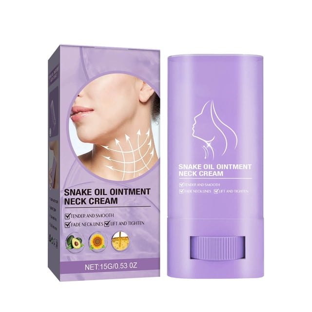 Barra para el cuidado del cuello, aceite antiarrugas, aceite de girasol nutritivo, reafirma y suaviza la piel del cuello, hidrata y previene la sequedad, portátil, para uso diario