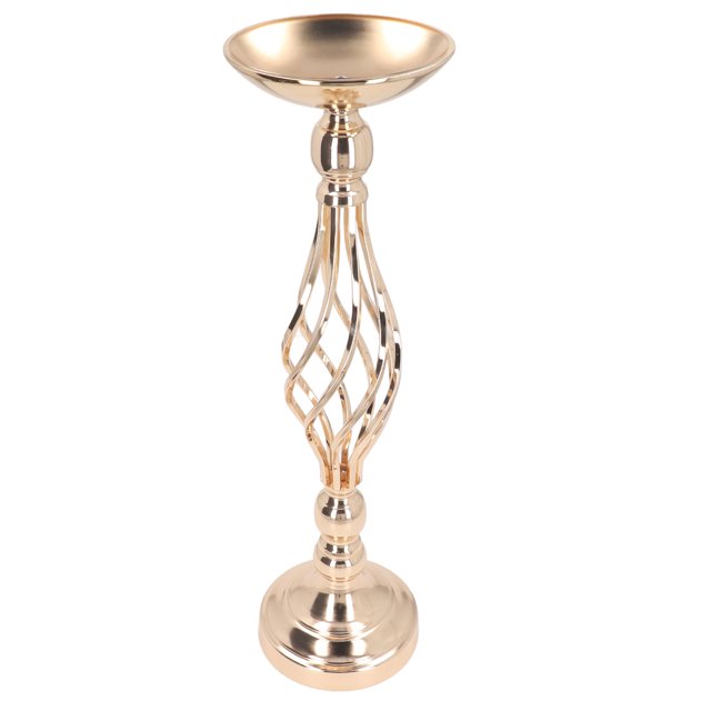 Candle Holder, Iron Twisted Candlestick Ornament Table Candle Stand For Wedding Dinning Housewarming Gift