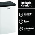 thumbnail image 5 of Aeric 8000 BTU 12000 BTU ASHRAE Portable Air Conditioner with Fan, White, 550 Sq Ft, AERP081AW, 5 of 13