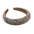 thumbnail image 2 of Fiudx Diadema Elegante, Tocado Ligero Material Suave, Accesorio para El Cabello y Diseño Ancho y Elegante, Regalo de Cumpleaños y Aniversario, Tendencia de Moda Femenina, Ocasiones Versátiles, Perfec, 2 of 2