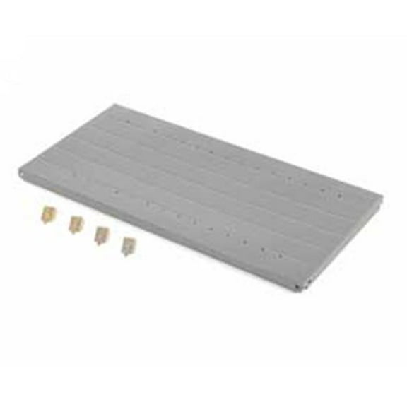 Global Industrial 3618N5 Steel Shelf with 4 Clips, 36 x 18 in. - 20 Gauge