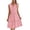 Hot Pink, variant on Fashion Clothing Women's Yellow Sunflower Print V-Neck Sleeveless Tiered Dress - Button Front Flowy A-Line Sundress for Farm Visits & Rustic Country Trips S-2XL