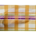 thumbnail image 4 of oneOone Cotton Poplin White Fabric Madras Check Craft Projects Decor Fabric Printed By The Yard 56 Inches Wide, 4 of 4