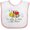 White and Pink, variant on Inktastic Bee Future Big Sister Girls Baby Bib