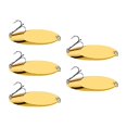 thumbnail image 4 of Señuelos de Cucharas de Pesca Zulema cebos de lubina 5 uds Oro 7g Pesca Cucharas Señuelos, 4 of 8