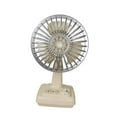 thumbnail image 4 of Ventilador de escritorio pequeño, refrigeración por aire, diseño, ventilador personal portátil de 3 velocidades para blanco, 4 of 9