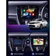 thumbnail image 4 of RoverOne Car Stereo GPS Navigation CarPlay Android Auto Touch Screen for Toyota Harrier XU60 2013 - 2020, 4 of 9