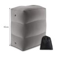 thumbnail image 4 of Inflatable Airplane Leg Rest Pillow 3 Adjustable Travel Relax Height Footrest, 4 of 7