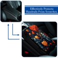 thumbnail image 5 of Hearts Battle Soft Furry Printed Car Armrest Pad Armrest Accessory Armrest Cover 12.5x8.2 Inch Comfortable, 5 of 6
