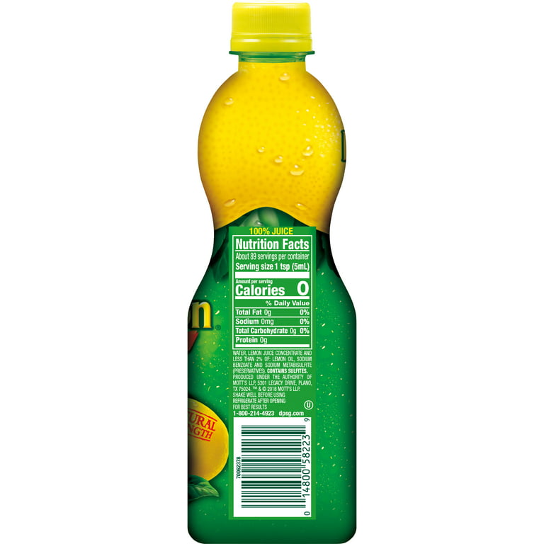 ReaLemon 100% Lemon Juice, 15 fl oz bottle 
