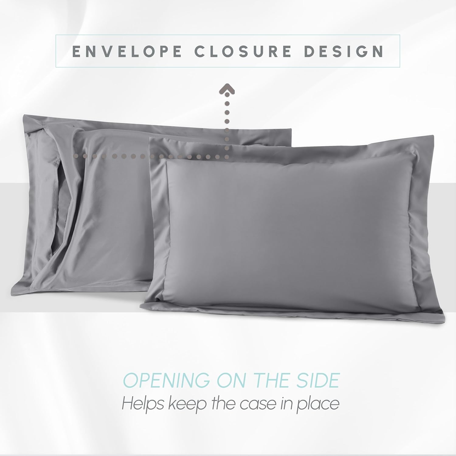 1pc SOLID Gray Comforter Full/Queen Gray