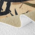 thumbnail image 5 of Erosebridal Retro Beige Duck Twin Quilt Set for Women Men, Vintage Rustic Leaf Twin Coverlet Set, 2-Piece, 5 of 7