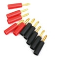thumbnail image 6 of ORDDIART 10 Pairs Double Screw Locking Banana Plug Connectors for Speaker Wire Terminals Compatible with Audio and Sound Equipment, 6 of 7