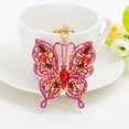 thumbnail image 4 of SPRING PARK Women Rhinestone Butterfly Charm Jewelry Keychain Key Holder Keyring Bag Hanging, 4 of 8