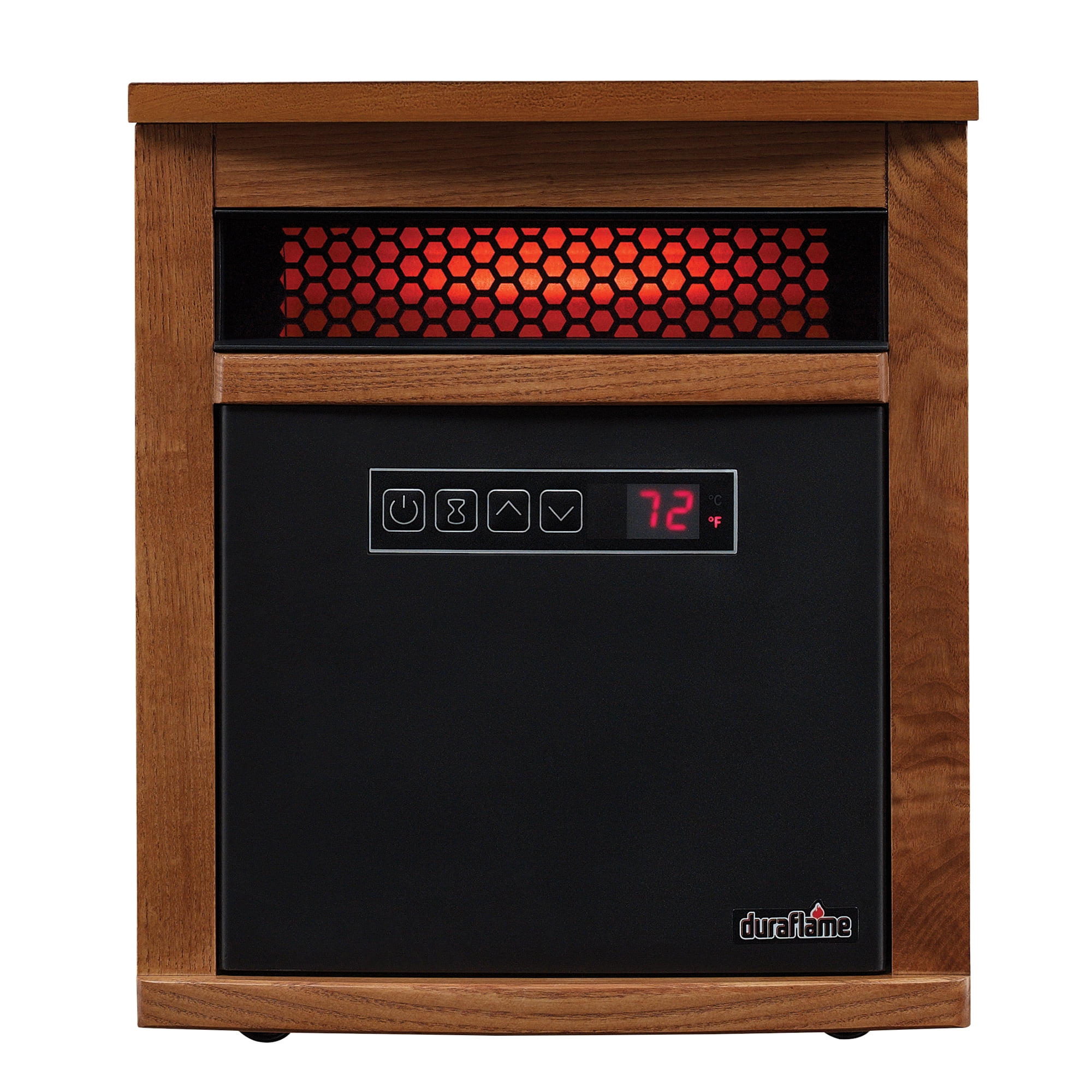 Duraflame® Portable Electric Infrared Quartz Heater, Oak - Walmart.com