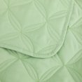 thumbnail image 6 of Exclusivo Mezcla Bed Quilt Set King Size for All Seasons, Stitched Pattern Quilted Bedspread/ Bedding Set/ Coverlet with 2 Pillowshams, Lightweight and Soft, Seafoam Green, 6 of 7