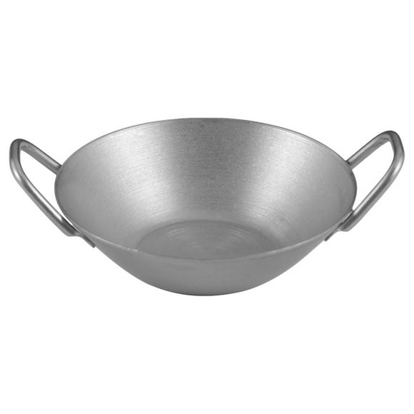 Plato de condimento de acero inoxidable, plato de comida, plato para salsa con mango para restaurante casero