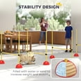thumbnail image 6 of PawHut 4 Piece Dog Agility Course Backyard Set, Dog Agility Training Equipment with 4 Height Adjustable Dog Agility Jumps, Carry Bag, Yellow, 6 of 9