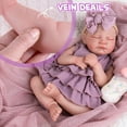 thumbnail image 3 of Muñeca Reborn Aori realista, realista, 50 cm, con kit de alimentación, 3 of 8