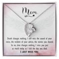 thumbnail image 2 of To Mom Remember Message Mort Ne Change Rien pour Toujours Collier avec Carte Message, 2 of 8