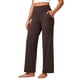 thumbnail image 1 of Pantalones CRZ YOGA Butterlift de cintura alta, pierna ancha, marrón, mujer, 1 of 4