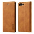 thumbnail image 3 of Compatible with iPhone 7 Plus / iPhone 8 Plus Wallet Case, PU Leather Flip Folio Case with Card Holders RFID Blocking Kickstand [Shockproof TPU Inner Shell] Phone Cover, Brown, 3 of 11