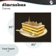 thumbnail image 4 of Stupell Industries Modern Hungry For Travels Paris Canvas Art, 40 x 30, by Tobe Fonseca, 4 of 8
