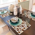 thumbnail image 6 of Placemats Set of 4 / 6, Turkey And Thanksgiving3 Placemats for Dining Table Indoor/Outdoors Heat Resistant Washable Placemats 18" x 12", 6 of 8