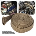thumbnail image 3 of Insulation Heat Shield Sleeve Fuel Line Heat Shield Roll 3 Meter Flexible Cable Sleeve Hose Protector High Temperature Resistant for Car Wire Guard, 3 of 7