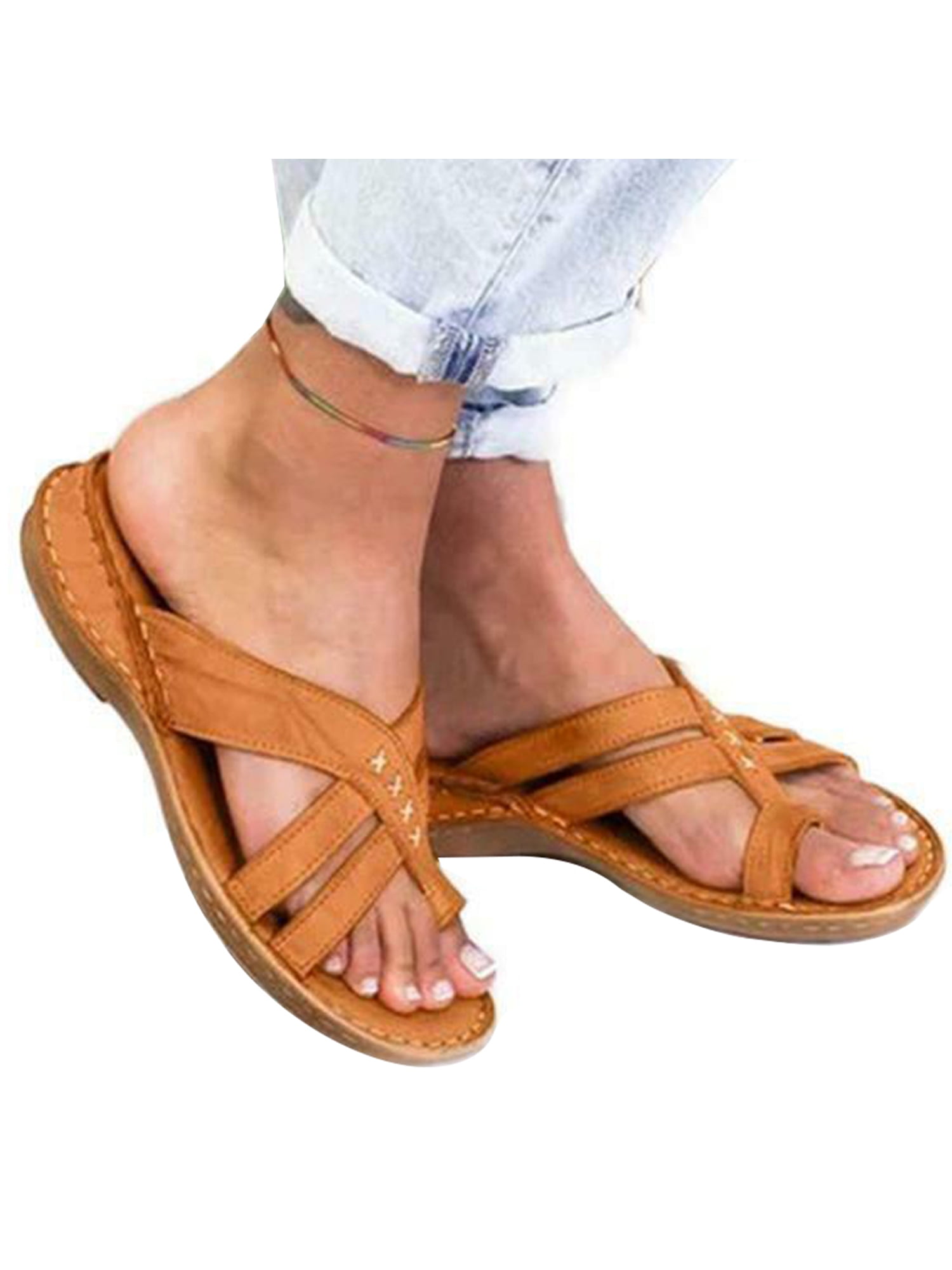 toe flat sandals