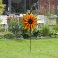 thumbnail image 5 of figatia Wind Garden Pinwheel Outdoor Wind Metal Wind Sculpture for Swimming Garage Path Backyard Yellow, 5 of 6