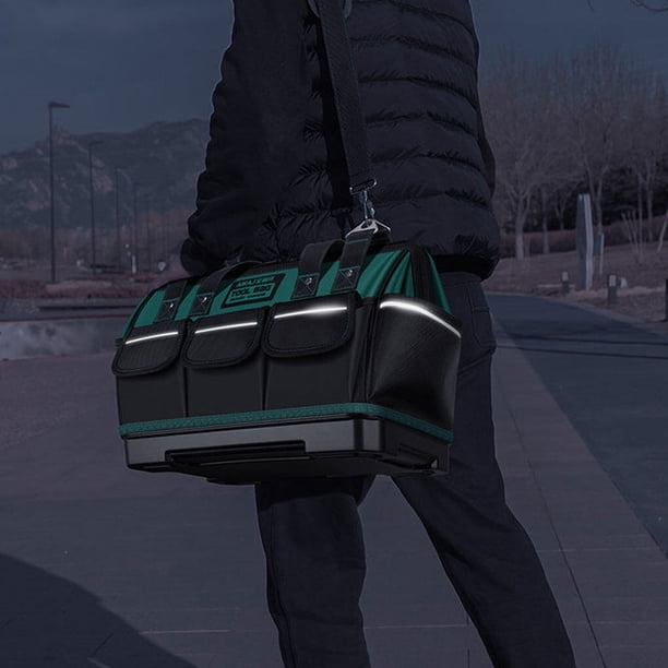 destyer Tool Bag with Reflective Strip Oxford Cloth Woodworking