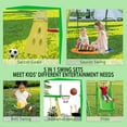 thumbnail image 5 of Shengchao Trade Metal Kids Swing Sets with Heavy Duty Outdoor A-Frame, 2 Swings, 5 of 13