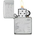 thumbnail image 3 of Zippo 49258 Pet and Tree Design High Polish Chrome Pocket Lighter, 3 of 4