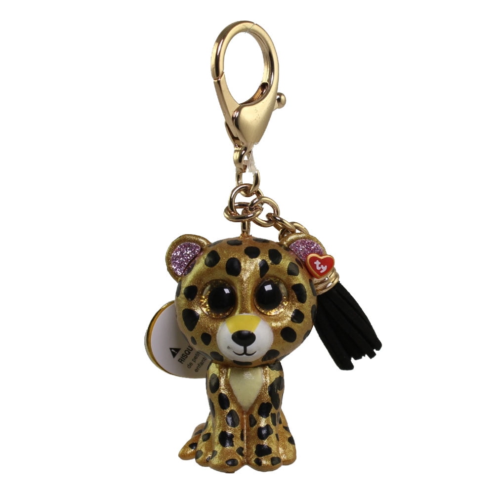 Ty Mini Boos Series 3  Collector Leopard yellow with brown spots and Big Eyes 