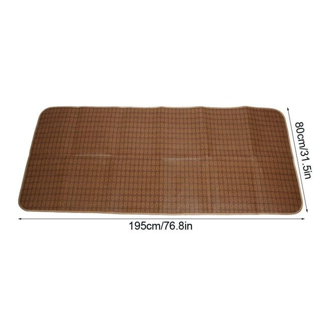Cergrey Cooling Sleeping Mat,Cooling Mattresses,Foldable Rattan Summer Sleeping Mat Cool Pad Cooling Bed Cusion for Home School Dormitory