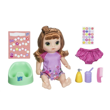 Baby Alive Potty Dance Exclusive Value Pack Red Curly Hair  Walmart.com