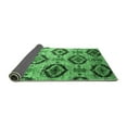 thumbnail image 2 of Ahgly Company Indoor Square Southwestern Emerald Green Country Area Rugs, 6' Square, 2 of 4