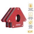 thumbnail image 2 of Kit 2 Escuadras Magnetica 5 In 50 Lb 34 Kg Juego Para Soldar Kingsman MAGNEKING5KIT, 2 of 7