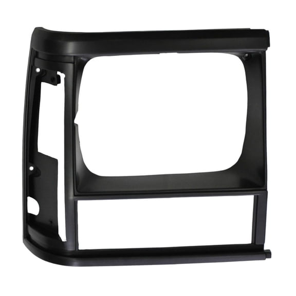 KAIHUIXING Headlight Trim Bezel Black Passenger Side Right for Jeep for Cherokee 1991-1996 for Comanche 1991-1992 Paint to Match CH2513127 5BL62KW7