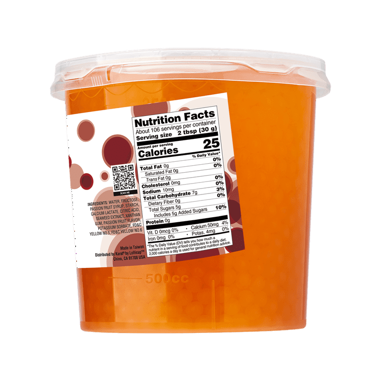 SIROP DE FRUIT - PASSION - BUBBLE TEA – Perles In Tea Box