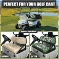 thumbnail image 4 of Yuyamidu 2 Pack Born to Golf Print Golf Cart Seat Covers Green Seat Backrest Cushion for Golf Cart Bench Seat Cushion Accessories Gifts for Friends and Family, 4 of 7
