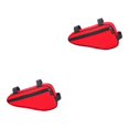 thumbnail image 4 of fastboy Mountain Bicycles Front Tube Frame Storage Bag Road Bikes Anti-scratched Triangular Pouch Keys Cellphone Saddle Holder Red 2Set, 4 of 6