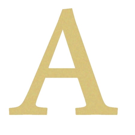 Greek Wood Letter, Unfinished Fraternity Letter, 12'' Alpha, Craft