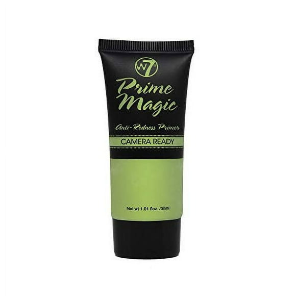 W7 Prime Magic Anti-Redness Face Primer - green color correcting Face Priming Formula - Vegan Makeup