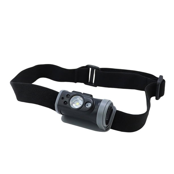 Eigraketly Linterna frontal con sensor, 3 modos, suministros de emergencia impermeables ajustables, linterna frontal recargable por USB para caza, Estufas de camping