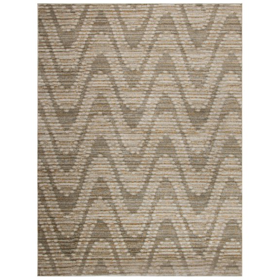 SAFAVIEH Porcello Candida Geometric Area Rug, Grey/Dark Grey, 8'2" x 11'